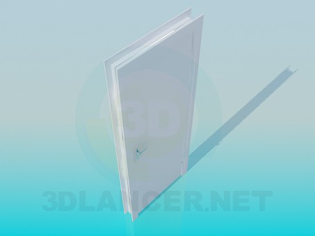 3d модель Дверь офисная – превью 3d модель Дверь офисная – превью