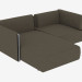 3d model Sofa modular double Fianco Term - preview