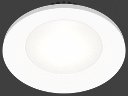 Recesso luminária LED (DL18891_9W Branco R Dim)