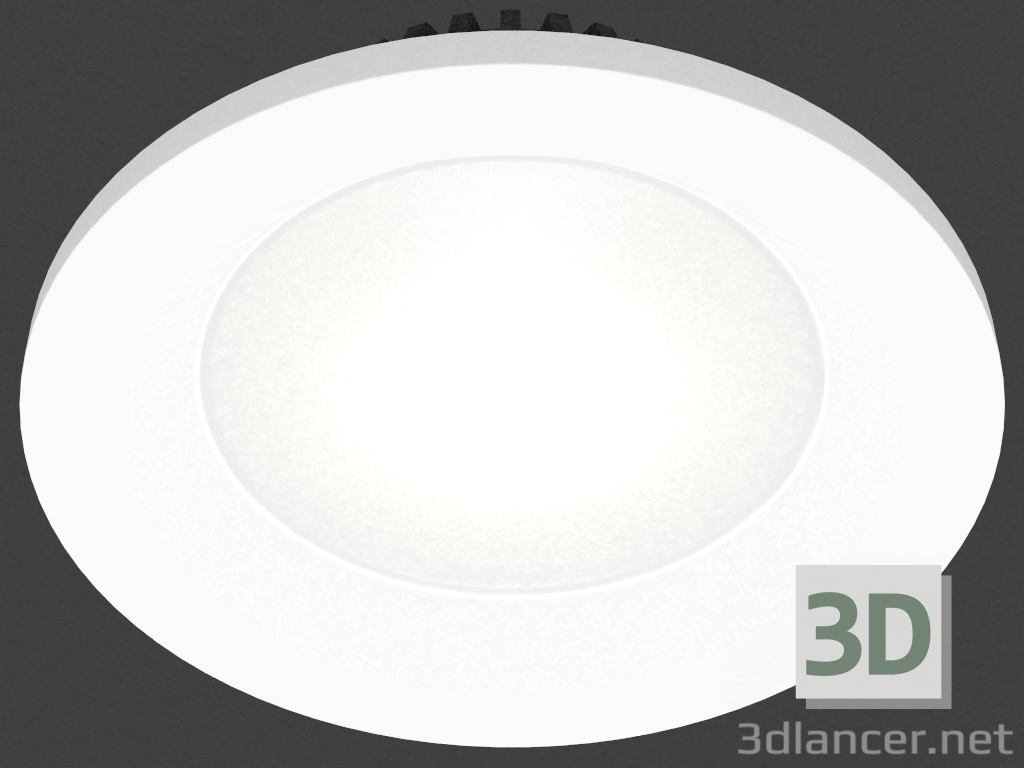 3D modeli Gömme LED armatür (DL18891_9W Beyaz R Dim) - önizleme