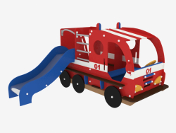 Детское игровое оборудование Пожарная машина (5114)