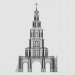 3d модель Новоиерусалимский монастырь. Надвратный Храм – превью