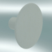 3D modeli Elbise askısı Noktalar Ahşap (Ø6.5 cm, Kirli Beyaz) - önizleme