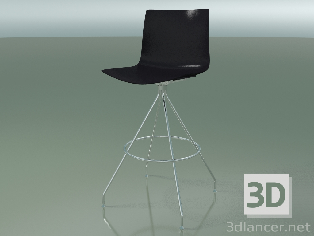 3d model Bar stool 0487 (polypropylene PO00109) - preview