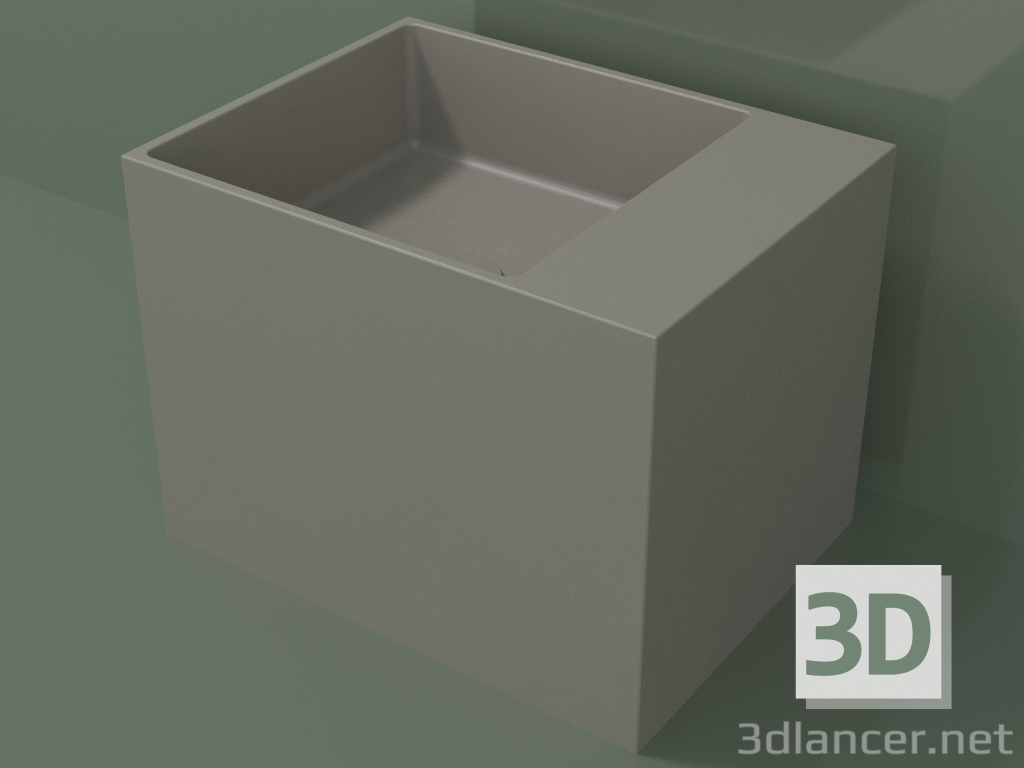 3D Modell Waschtischplatte (01UN22102, Ton C37, L 48, P 36, H 36 cm) - Vorschau