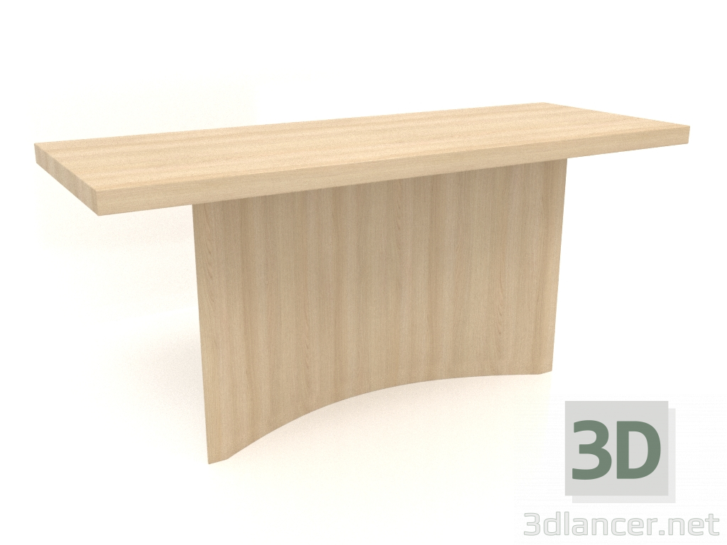 modèle 3D Table RT 08 (1600x600x750, bois blanc) - preview