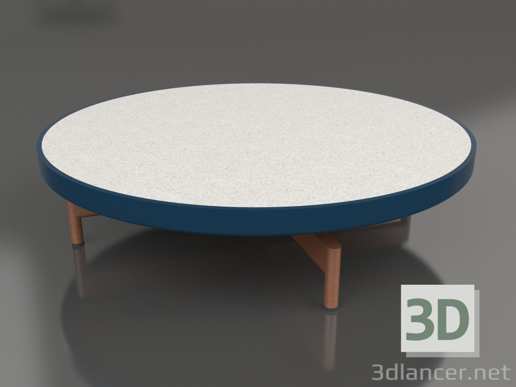 modello 3D Tavolino rotondo Ø90x22 (Grigio blu, DEKTON Sirocco) - anteprima