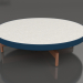 3d model Round coffee table Ø90x22 (Grey blue, DEKTON Sirocco) - preview