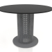 3d model Club table Ø90 (Anthracite) - preview