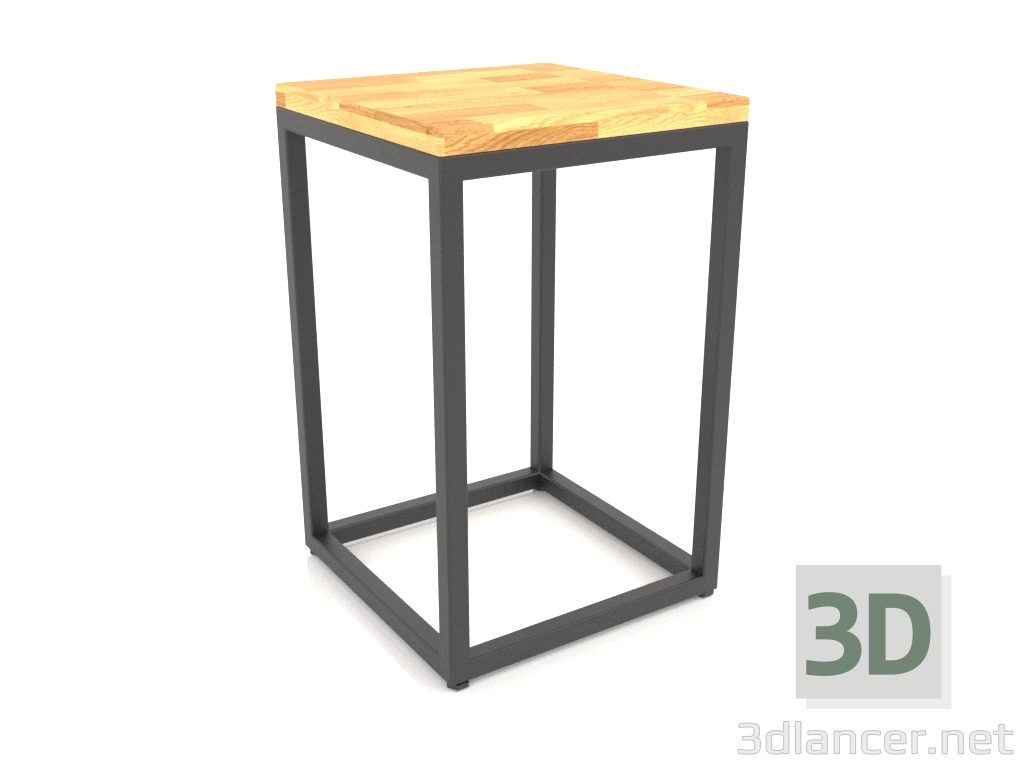 3d model Square coffee table (WOOD FLOOR, 30X30X44) - preview