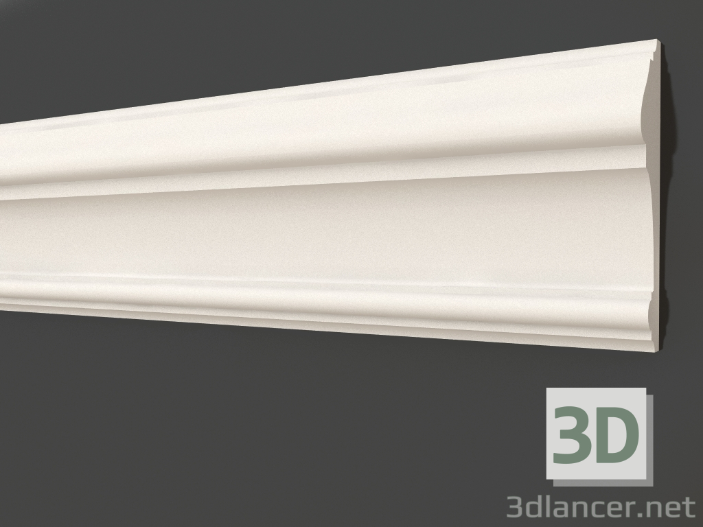 3d model Moldura de yeso LG 055 (90x22) - vista previa