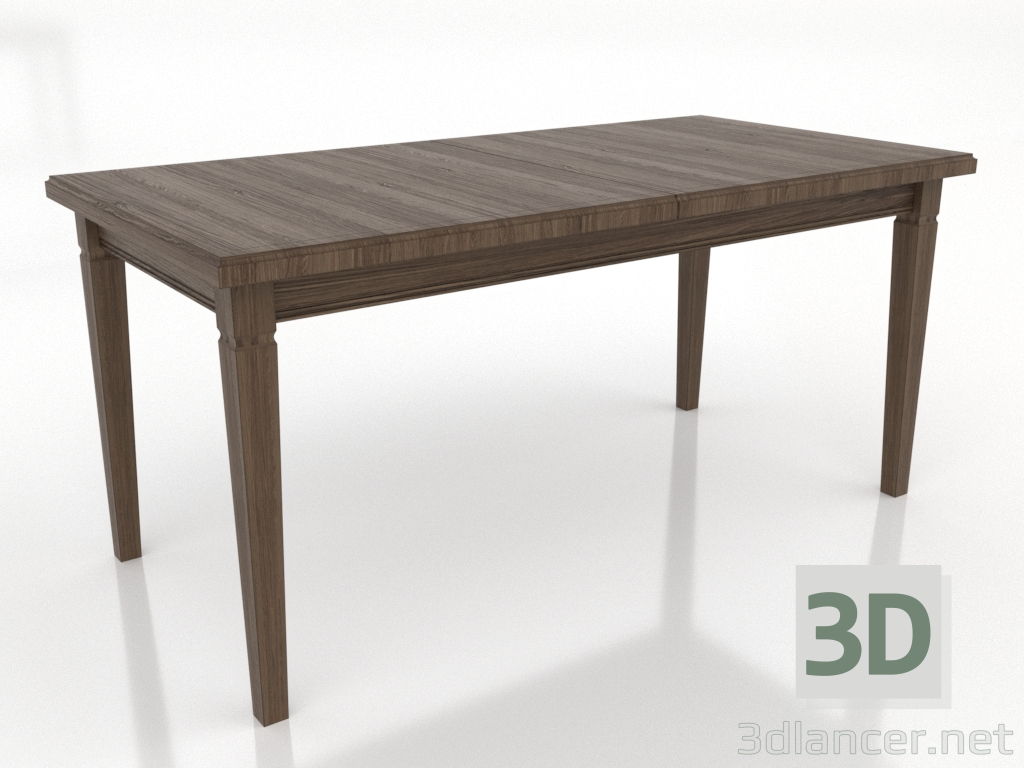 3d model Dining table TRANSFORM 1600x800 mm (folded, lightened ash walnut) - preview 3d model Dining table TRANSFORM 1600x800 mm (folded, lightened ash walnut) - preview