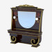 modèle 3D Table de toilette de style classique 1679 - preview