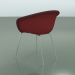 3d model Chair 4211 (4 legs, with front trim, PP0003) - preview