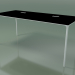 modèle 3D Table de bureau rectangulaire 0815 (H 74 - 79x180 cm, stratifié Fenix F02, V12) - preview