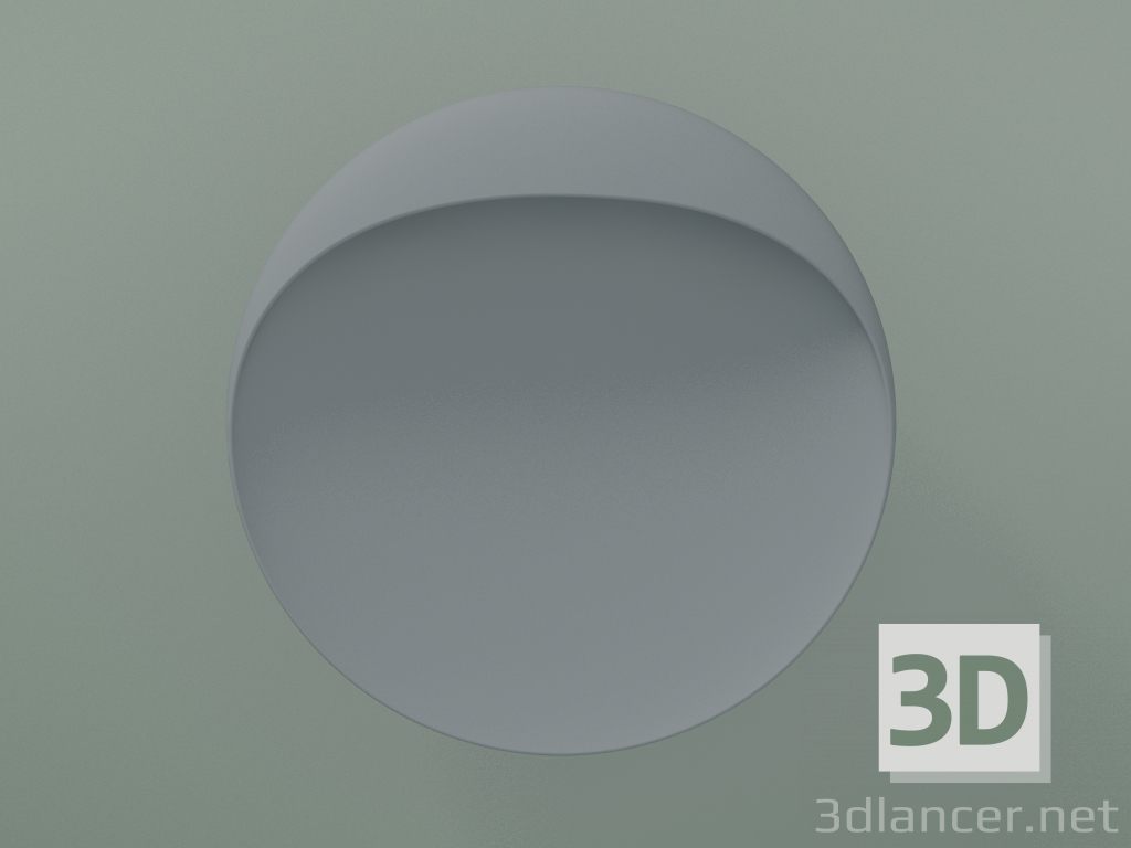 3D Modell Wandleuchte FLINDT WALL (D 200 mm, LED-MD 27K, ALUC) - Vorschau