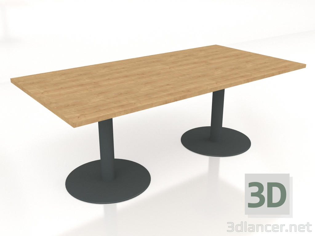 modello 3D Tavolo di negoziazione Tack Conference ST12PK (2000x1000) - anteprima