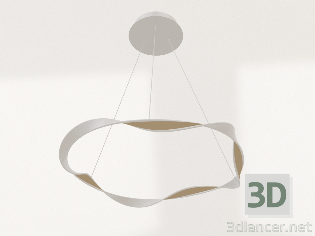 3d model Hanging chandelier (6573) - preview