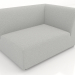 3d model Sofa module corner (L) asymmetrical right - preview