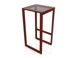 High stool (Wine red)