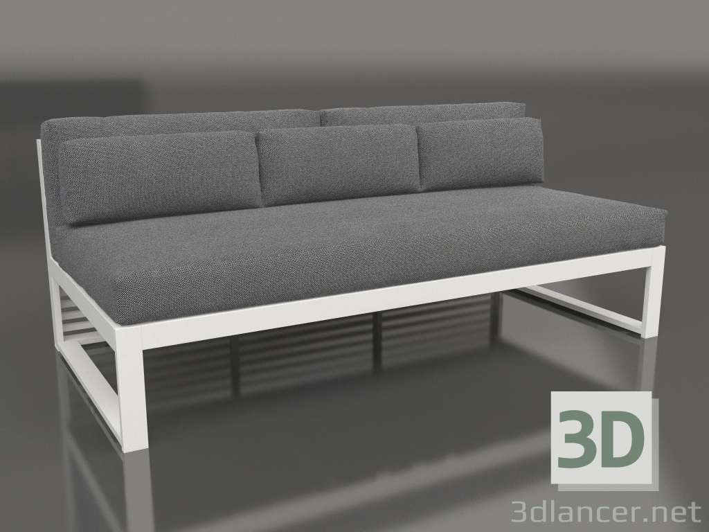 3D modeli Modüler kanepe 4. bölüm (Akik gri) - önizleme