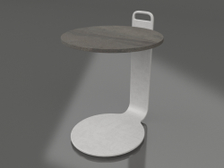 Стол кофейный Ø36 (Agate grey, DEKTON Radium)