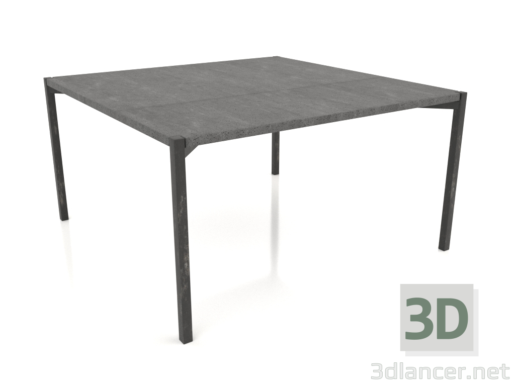 modello 3D Tavolino Little Otto (cemento scuro, grigio nero) - anteprima
