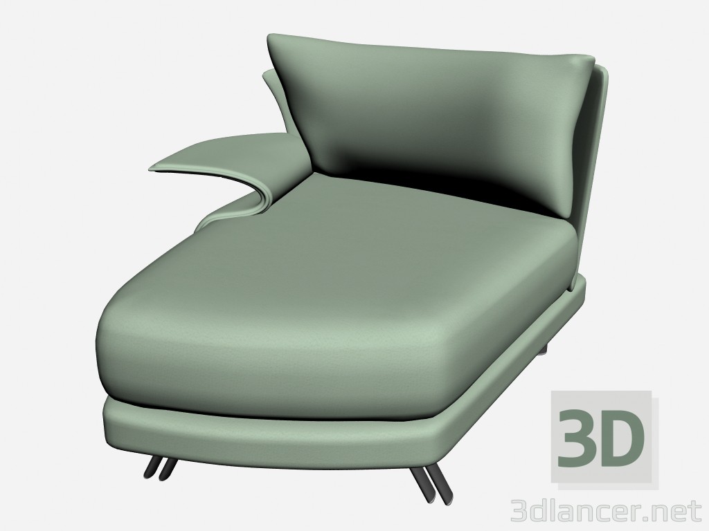 3d model Gemelas Super roy de sillón (sofá) 1 - vista previa