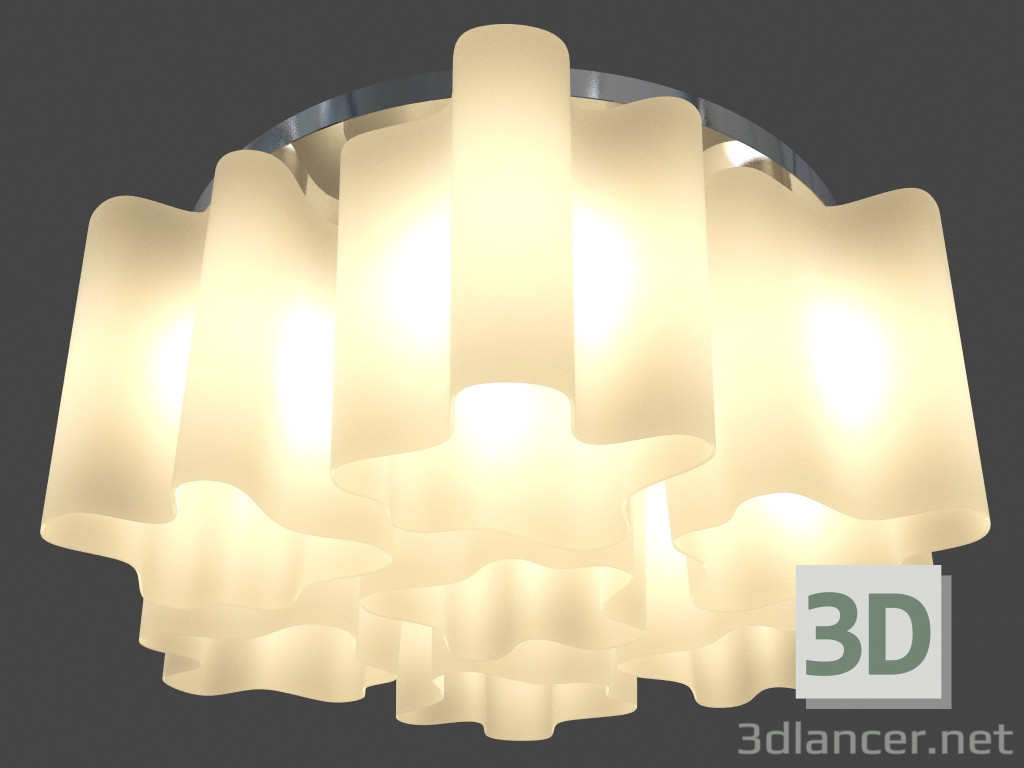 3D Modell Kronleuchter aurora mx51117-7a - Vorschau