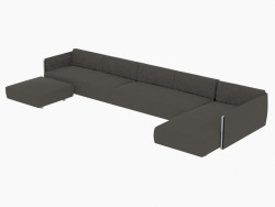 Modular sofa Fianco 365