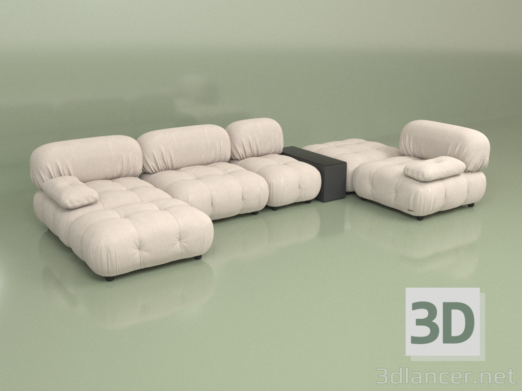 3d model Modular sofa Ottawa (Set 01) - preview