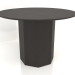 Modelo 3d Mesa de jantar DT 11 (D=1100х750, madeira castanho escuro) - preview