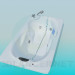 3d model Bath with headrest - preview