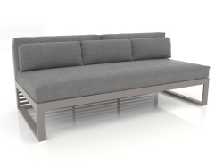 Modular sofa, section 4 (Quartz gray)