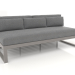 3d model Modular sofa, section 4 (Quartz gray) - preview
