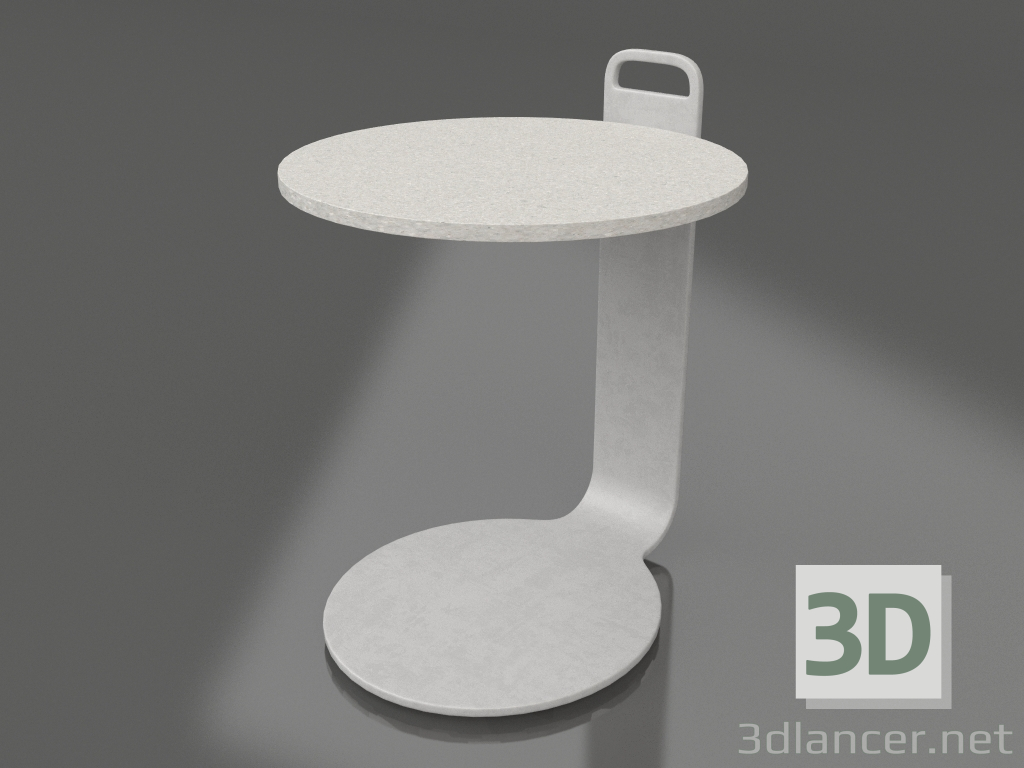 modèle 3D Table basse Ø36 (Gris agate, DEKTON Sirocco) - preview