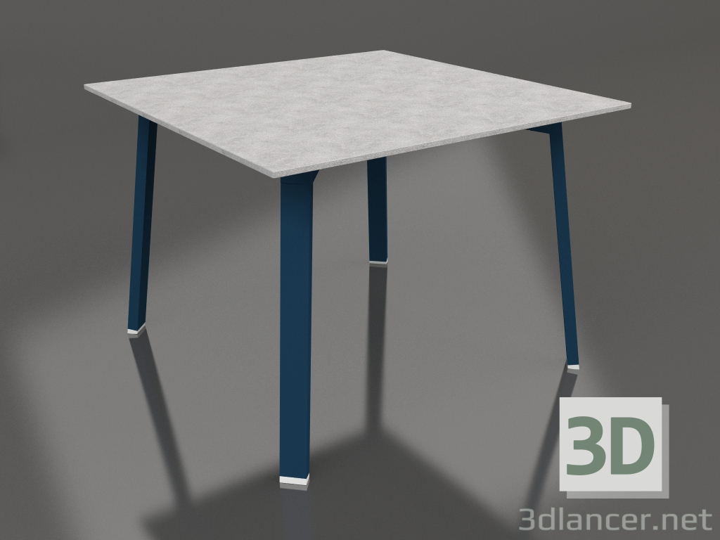 3d model Dining table 100 (Grey blue, DEKTON) - preview