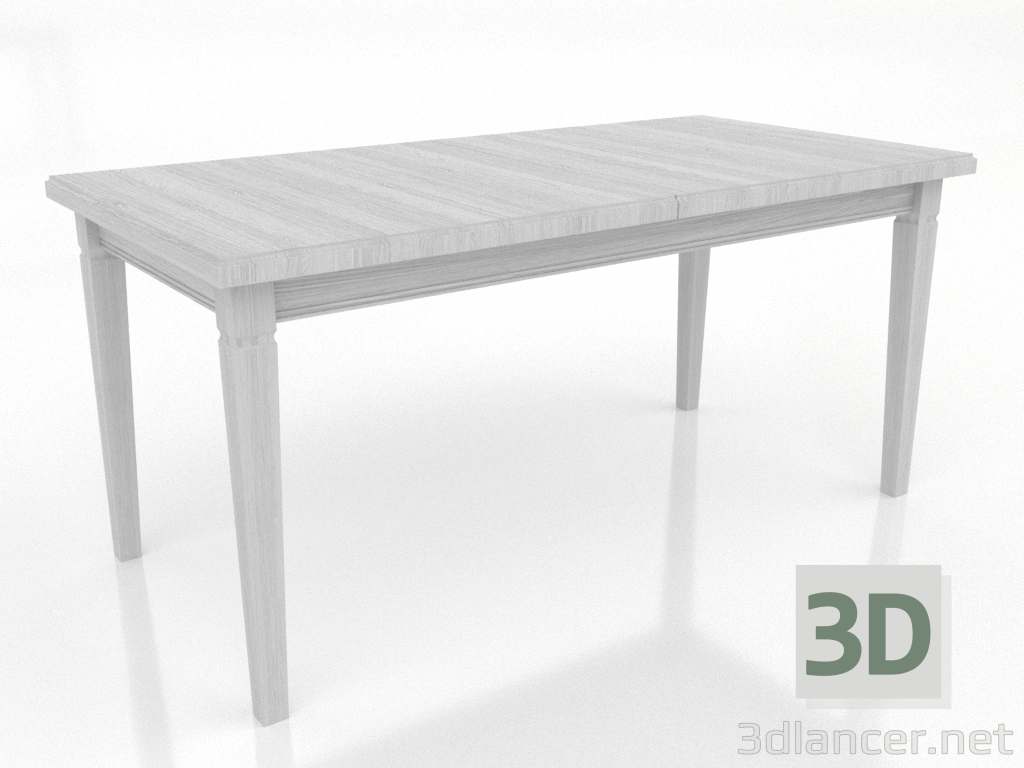3d model Dining table TRANSFORM 1600x800 mm (folded, white RAL 9010) - preview 3d model Dining table TRANSFORM 1600x800 mm (folded, white RAL 9010) - preview