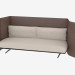3D Modell Doppel-Sofa-Bett - Vorschau