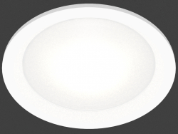 Вбудований світлодіодний світильник (DL18891_24W White R Dim)