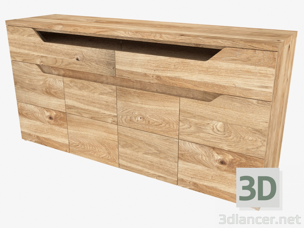 3d model Chest of drawers (SE.1040 170x85x45cm) - preview