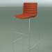 3d model Bar chair 0473 (on a sled, with leather upholstery) - preview