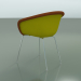 3D modeli Sandalye 4211 (4 ayak, ön kaplamalı, PP0002) - önizleme