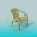 Modelo 3d Cadeira de tecido - preview