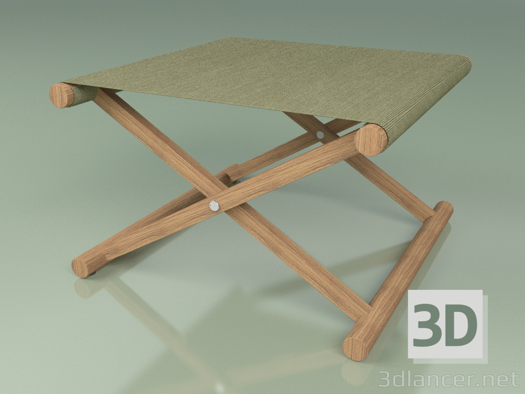 3D Modell Hocker 003 (Olive) - Vorschau