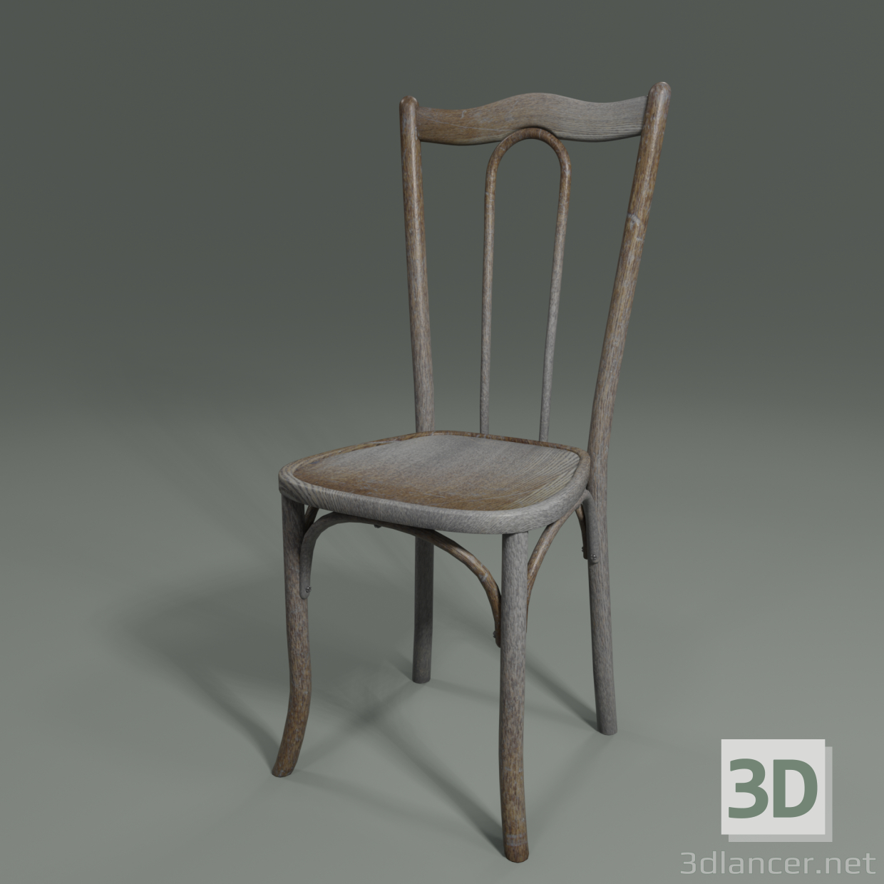 3d viennese chair model buy - render
