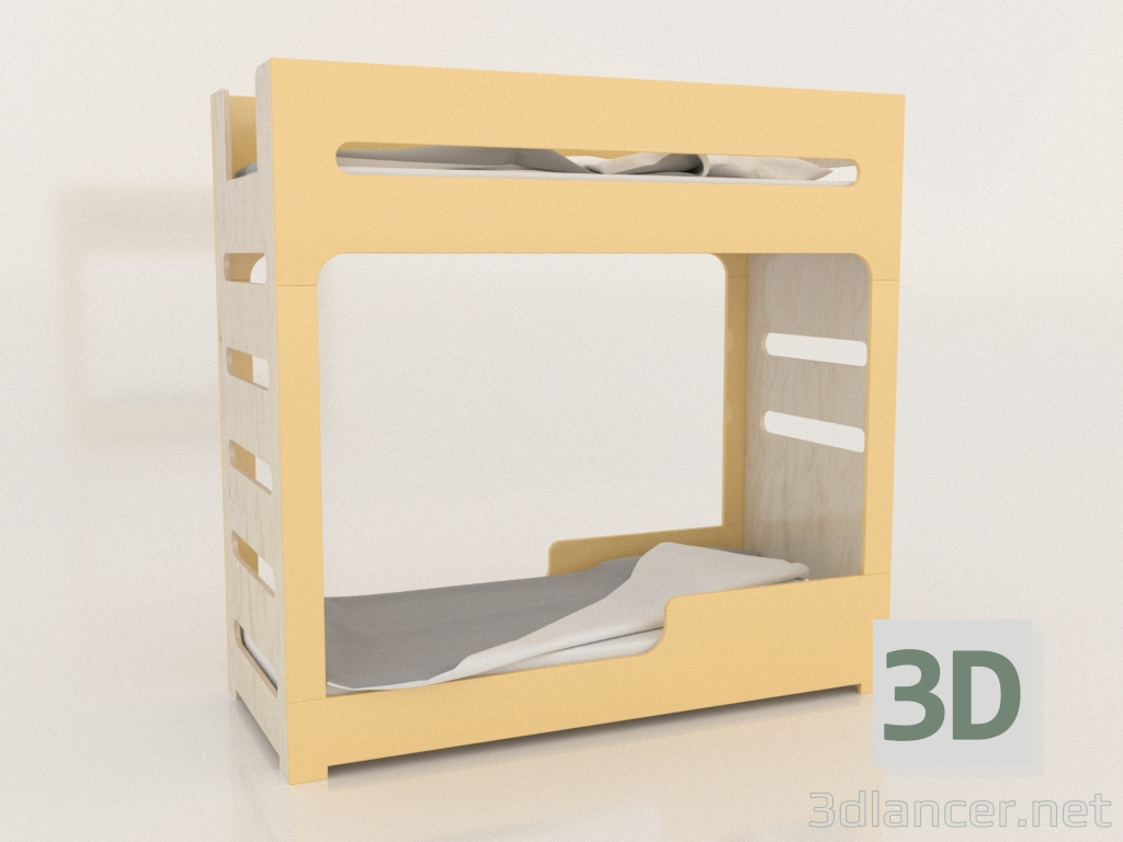 3d модель Кровать двухъярусная MODE F (USDFA0) – превью
