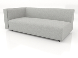 Sofa module for 2 people (XL) 183x100 with an armrest on the left