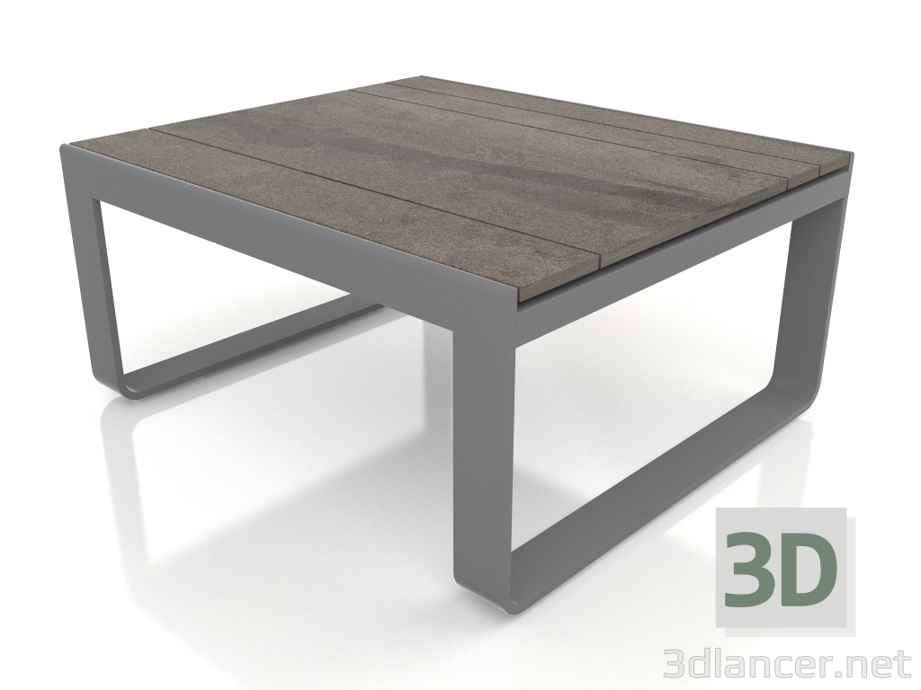 3d model Club table 80 (DEKTON Radium, Anthracite) - preview
