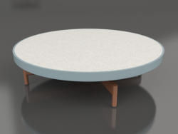 Round coffee table Ø90x22 (Blue grey, DEKTON Sirocco)
